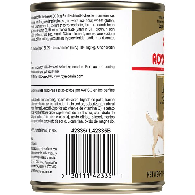 Flash Sale โญ Royal Canin Breed Health Nutrition Labrador Retriever Adult Loaf in Sauce Canned ๐ถ Dog Food ๐งจ - Image 4