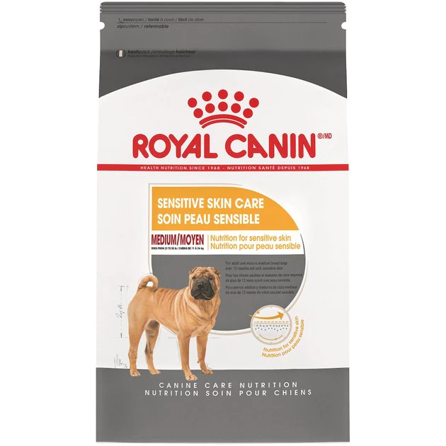 Hot Sale ๐ Royal Canin Canine Care Nutrition Medium Sensitive Skin Care Dry ๐ถ Dog Food โญ