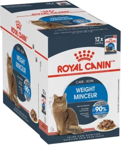 Hot Sale 👍 Royal Canin Weight Care Chunks in Gravy Adult Cat Food Pouches 😉