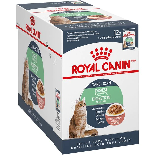 Deals 🌟 Royal Canin Digest Sensitive Chunks in Gravy Adult Cat Food Pouches 🤩
