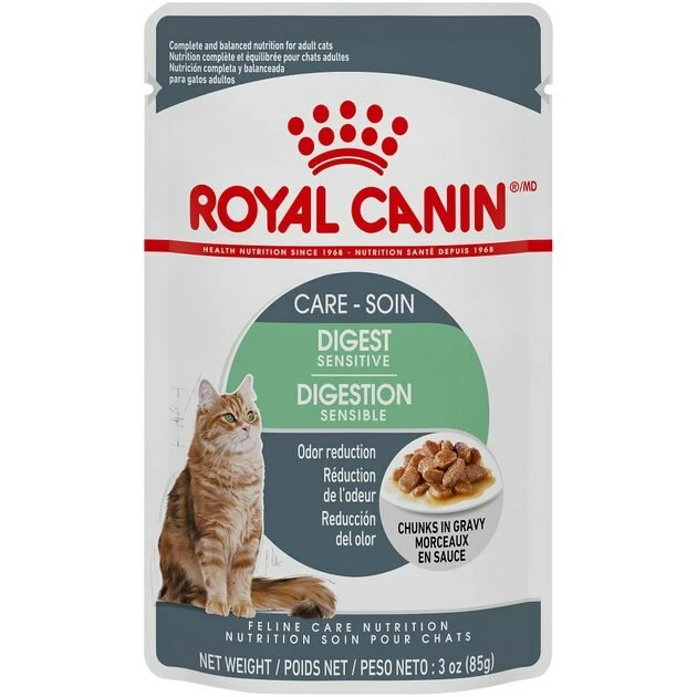 Deals 🌟 Royal Canin Digest Sensitive Chunks in Gravy Adult Cat Food Pouches 🤩 - Image 2