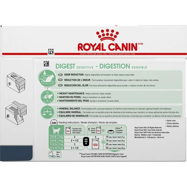 Deals 🌟 Royal Canin Digest Sensitive Chunks in Gravy Adult Cat Food Pouches 🤩 - Image 4