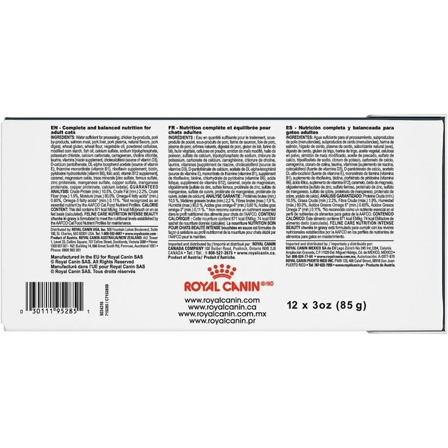 Best Sale π₯ Royal Canin Intense Beauty Chunks in Gravy Adult Cat Food Pouches π - Image 5
