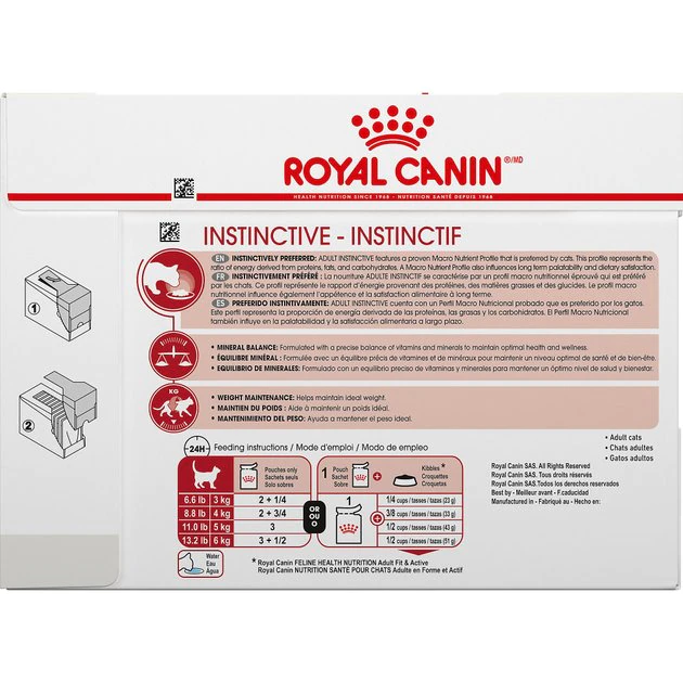 Best reviews of 😉 Royal Canin Adult Instinctive Chunks in Gravy Cat Food Pouches 🌟 - Image 4