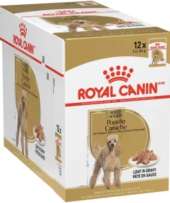 Cheapest 😉 Royal Canin Breed Health Nutrition Poodle Loaf In Gravy Pouch Canned 🐕 Dog Food 👏