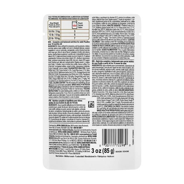 Cheapest ๐ Royal Canin Breed Health Nutrition Poodle Loaf In Gravy Pouch Canned ๐ Dog Food ๐ - Image 3