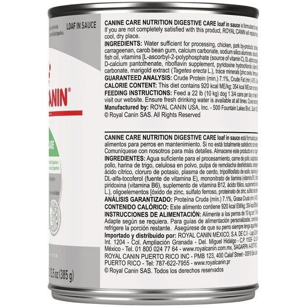 Best deal ✔️ Royal Canin Canine Care Nutrition Digestive Care Loaf in Sauce Canned 🦮 Dog Food, 13.5-oz, case of 12 🥰 - Image 2