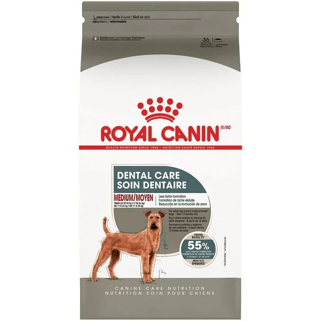Cheapest โ๏ธ Royal Canin Canine Care Nutrition Medium Dental Care Dry ๐ถ Dog Food ๐