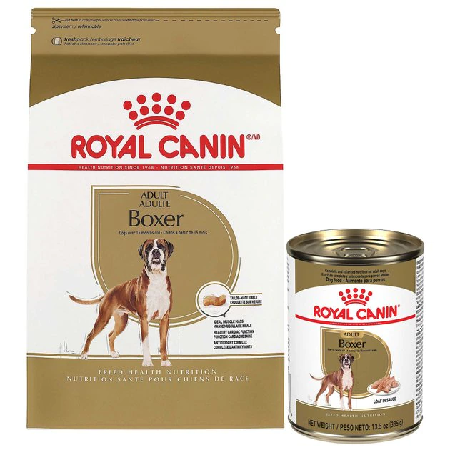 Best reviews of ๐คฉ Royal Canin Boxer Adult Dry Food + Boxer Loaf in Sauce Canned ๐ Dog Food ๐ฏ