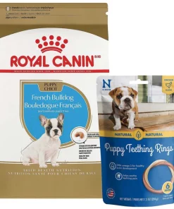 Cheapest 🤩 Royal Canin||N-Bone Royal Canin French Bulldog Puppy Dry Food + N-Bone Puppy Teething Ring Chicken Flavor 🐶 Dog Treats ✔️