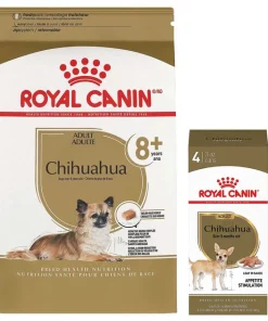 Wholesale 👏 Royal Canin Breed Health Nutrition Chihuahua 8+ Adult Dry 🐶 Dog Food, 2.5-lb bag + Royal Canin Chihuahua Adult Canned 🐶 Dog Food, 3-oz, pack of 4 ✔️