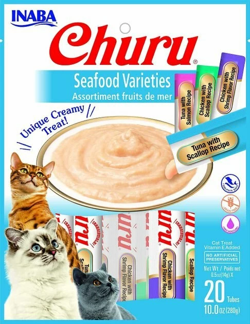 Best reviews of π₯° Royal Canin||Inaba Royal Canin Indoor Adult Dry Cat Food, 15-lb bag + Inaba Churu Seafood Puree Variety Pack Grain-Free Lickable Cat Treat, 0.5-oz tube, 20 count π - Image 5