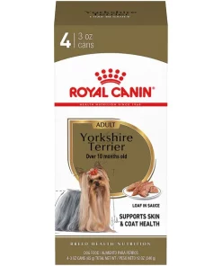 Budget 🔥 Royal Canin Breed Health Nutrition Yorkshire Terrier Adult Loaf In Sauce 🦮 Dog Food 🔥